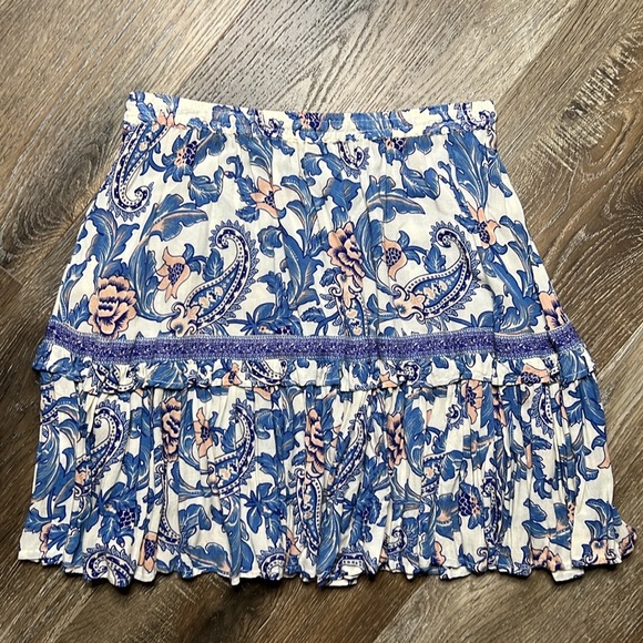 Spell and the Gypsy Etienne Mini Skirt in Monaco Size Small Like New - Picture 3 of 10